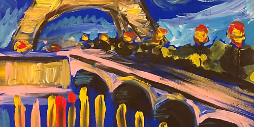 Paris Starry Night - Paint & Sip
