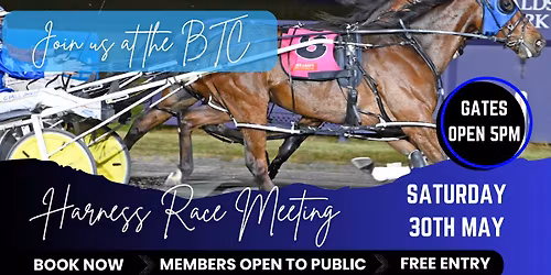 Harness Racing Meeting - Saturday 30th of May