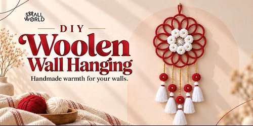 DIY Wollen Wall Hanging