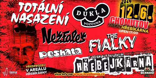 H\u0158EBEJK\u00c1RNA 2026 \/ Tot\u00e1ln\u00ed nasazen\u00ed, The Fialky, Ne\u017efale\u0161, Dukla Vozovna, Peshata