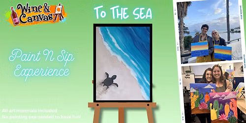 To the Sea- 11x14- Paint and Sip- Peppino's Pizza- Kentwood