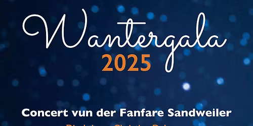Wantergala vun der Fanfare Sandweiler