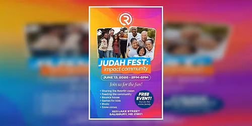 Judah Fest Community Festival 2026 | FREE Family Event