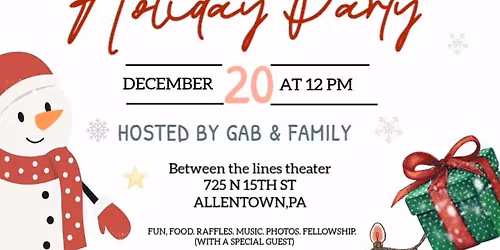 GABs 6TH HOLIDAY PARTY & TOY DRIVE