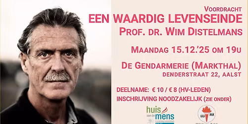 Een Waardig levenseinde. Lezing door Wim Distelmans