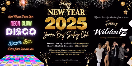 NYE at Yarra Bay Sailing Club