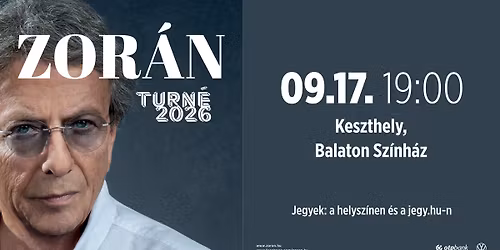 Zor\u00e1n Turn\u00e9 2026 - KESZTHELY
