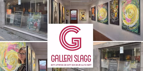 Samlingsutst\u00e4llning- \u00c5festen med konst p\u00e5 Slaggatan