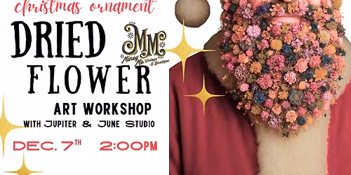 Christmas Ornament Dried Flower Workshop 