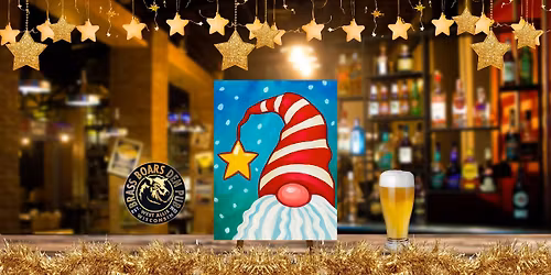 Candy Cane Gnome Paint & Sip at Brass Boar's Den Pub