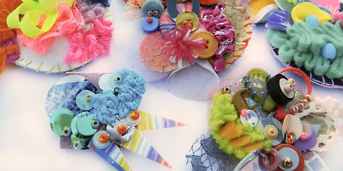 Evening Workshop: Colourful Embellished Brooches