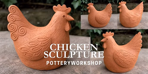 Terracotta Chicken Sculpture Pottery Workshop