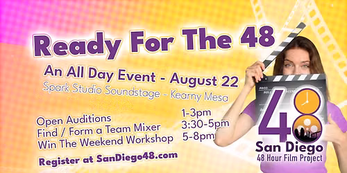 Ready for the 48 Day - Open Audtions, Workshop and Find \/ Form a Team Mixer