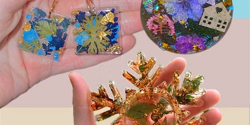 BRSHES, Christmas Special Pressed Flower Epoxy Resin Workshop! Glasgow