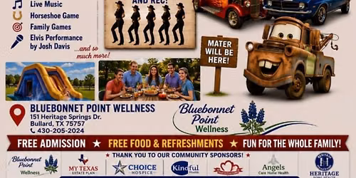 Bluebonnet Point Wellness Free Community Event 