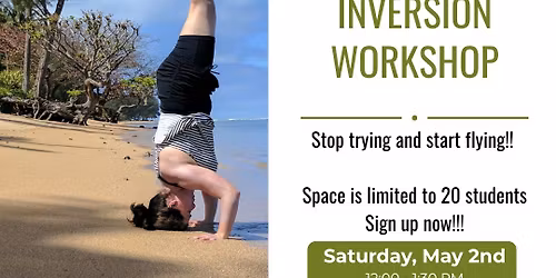 Arm Balance and Inversion Workshop with Morgan!