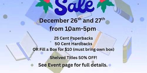 After-Christmas Clearance Sale