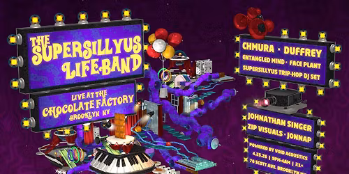 THE SUPERSILLYUS LIFEBAND LIVE AT THE CHOCOLATE FACTORY