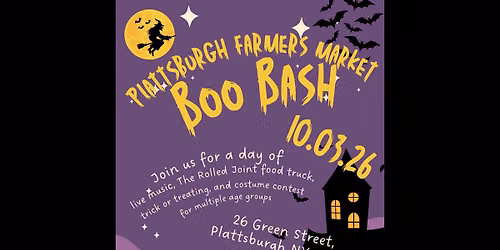 Plattsburgh Farmers Market Boo Bash!