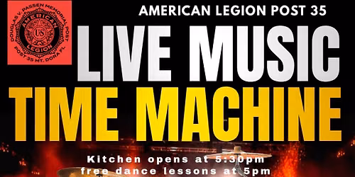 Time Machine @ American Legion Post 35 9-26-26 8pm