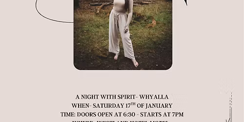 A night with spirit - WHYALLA