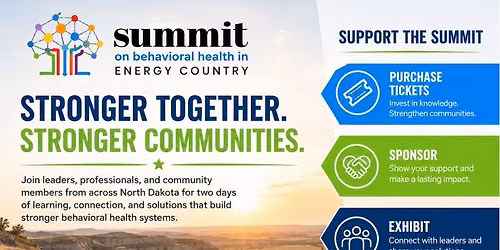 Summit on Behavioral Health in Energy Country