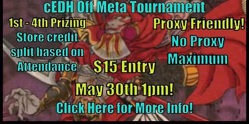 Off Meta cEDH Tournament