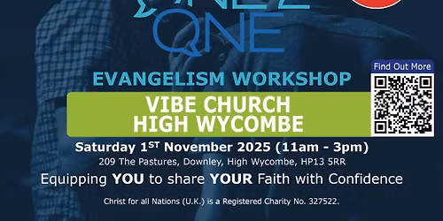 CfaN One2One Workshop - High Wycombe, Vibe Church