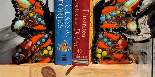 Butterfly Bookends Fused Glass Class