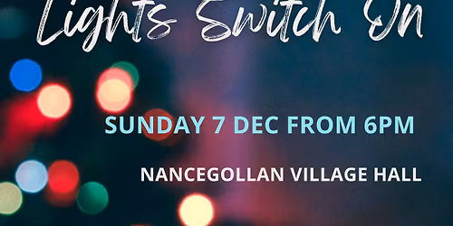NANCEGOLLAN CHRISTMAS LIGHTS SWITCH ON