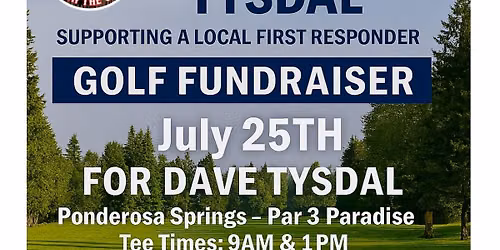 TEE OFF FOR TYSDAL