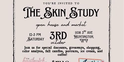 The Skin Study Open House + Market
