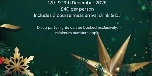 \ud83c\udf84\u2728Dance Through the Decades Xmas party night- Friday the 12th