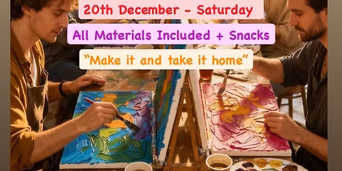 TEXTURED ART PAINTING WORKSHOP \u2013 BEGINNER FRIENDLY