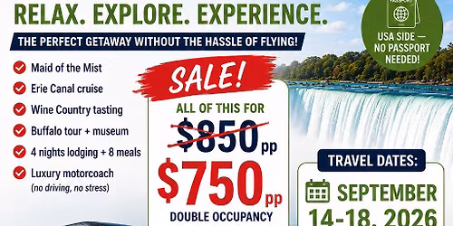 GEM\u2019s Niagara & Buffalo Adventure (US side)
