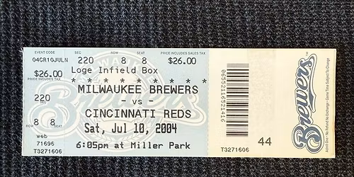 Milwaukee Brewers at Cincinnati Reds at Great American Ball Park