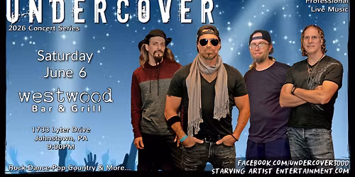 UNDERCOVER at Westwood 06.06.2026 (9PM)
