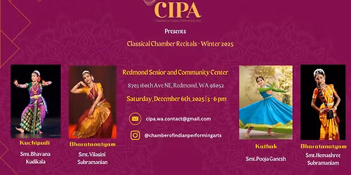 Classical Chamber Recitals - Winter 2025