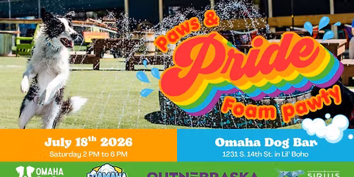 Paws & Pride Foam Pawty @ Omaha Dog Bar