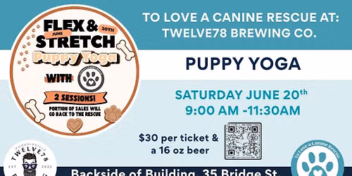 Twelve78 Brewing Co - Puppy Yoga 