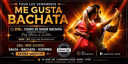 Cours de bachata | Tapas | Mix soir\u00e9e