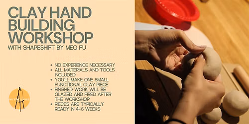 Clay Hand Building workshop with Shapeshift by Meg - Long Island City, NY
