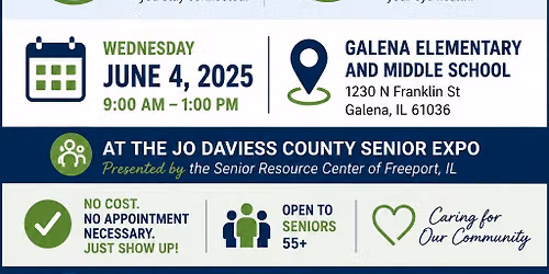 FREE Retinal and Hearing Screenings at the Jo Daviess County Senior Expo