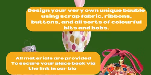 Workshop: 'Deck Your Bauble '