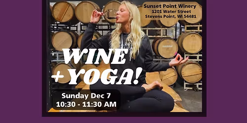 Wine + Yoga!