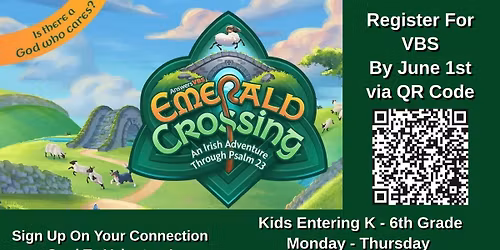 Deadline to Register for VBS