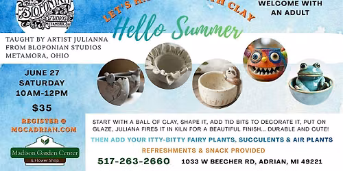 Clay Pot Workshop