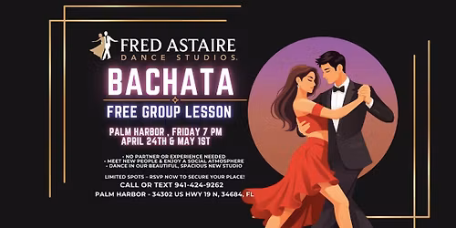Palm Harbor\u2019s Newest Dance Spot \u2013 FREE Bachata Class!