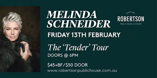 Melinda Schneider LIVE