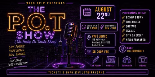 THE P.O.T SHOW (Poetry On Tracks)